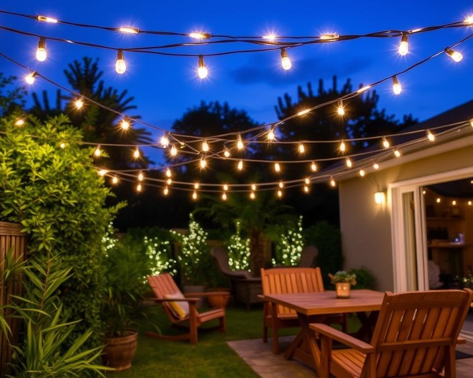 Decorative outdoor string lights