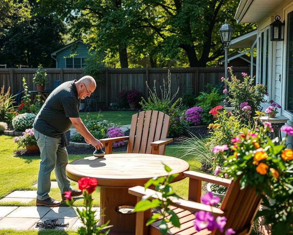 Maintaining outdoor furniture