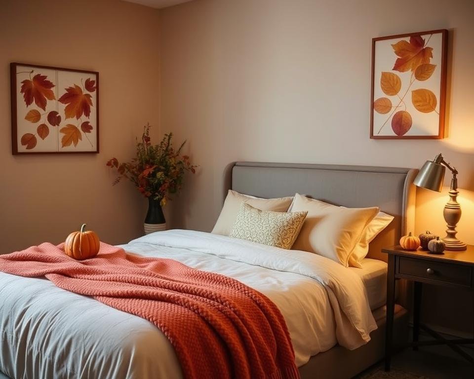 Seasonal bedroom decor