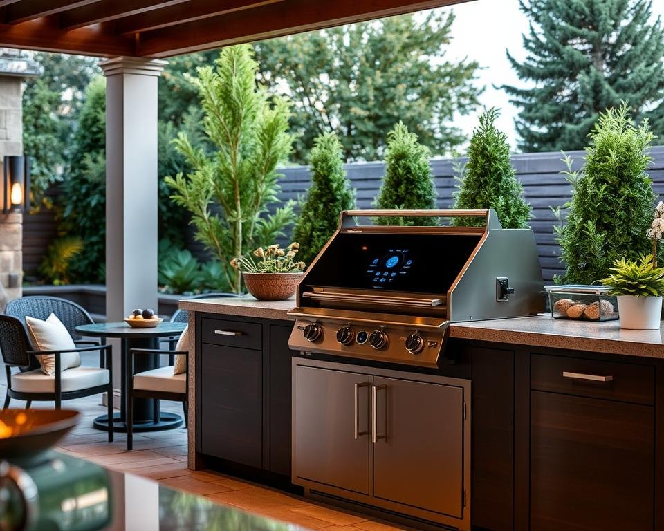 Smart grills and outdoor kitchens