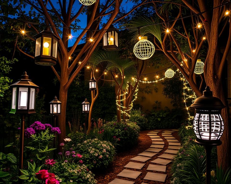 Solar outdoor lighting