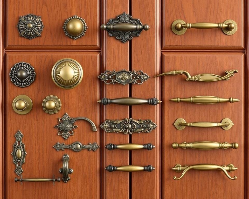 Traditional cabinet hardware