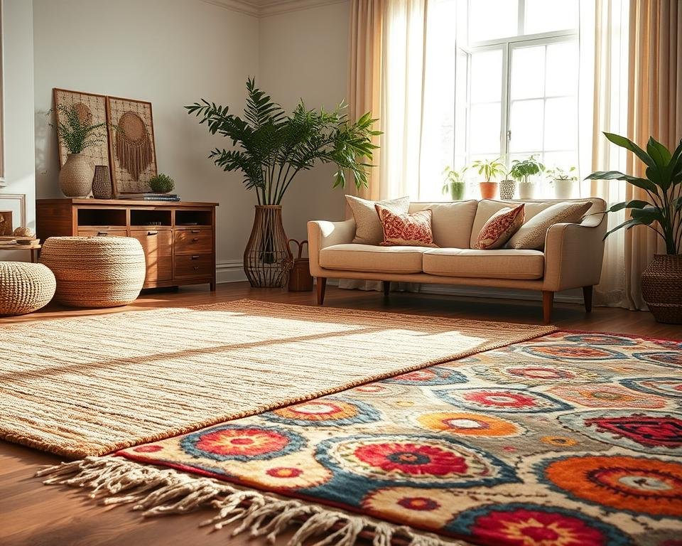 natural and synthetic rugs
