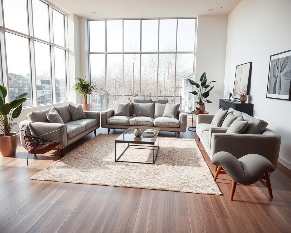 open concept living room