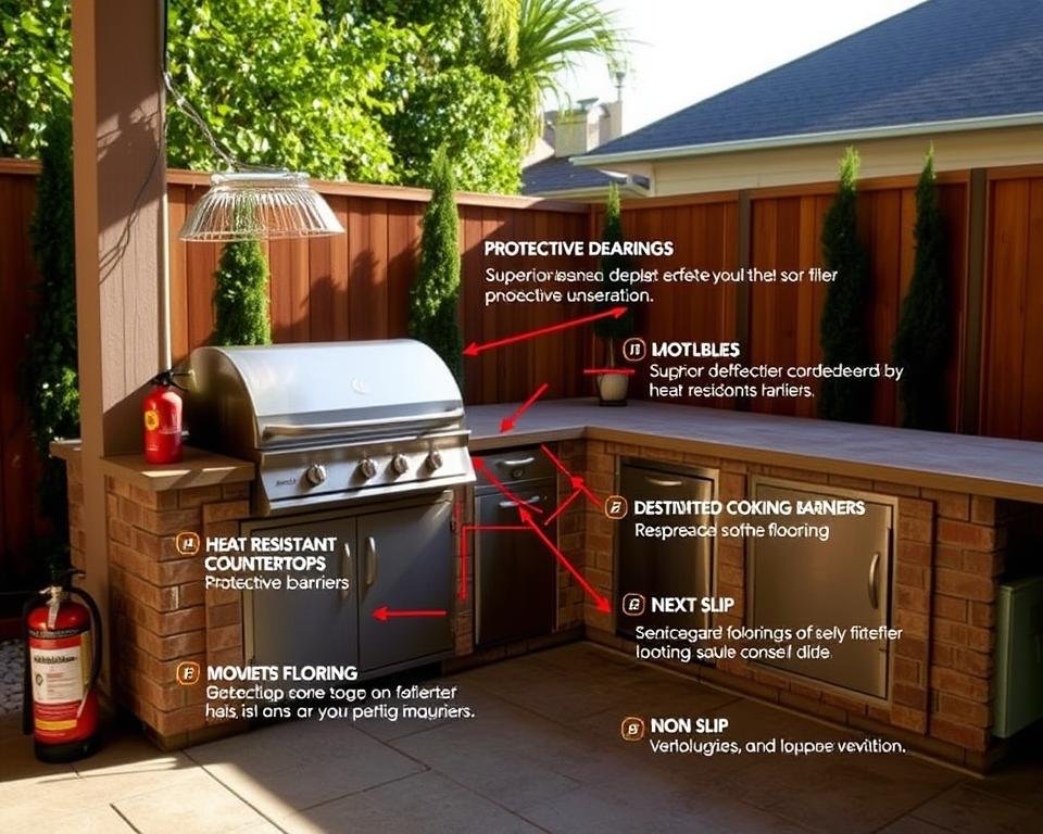 safety features for grills and outdoor kitchens