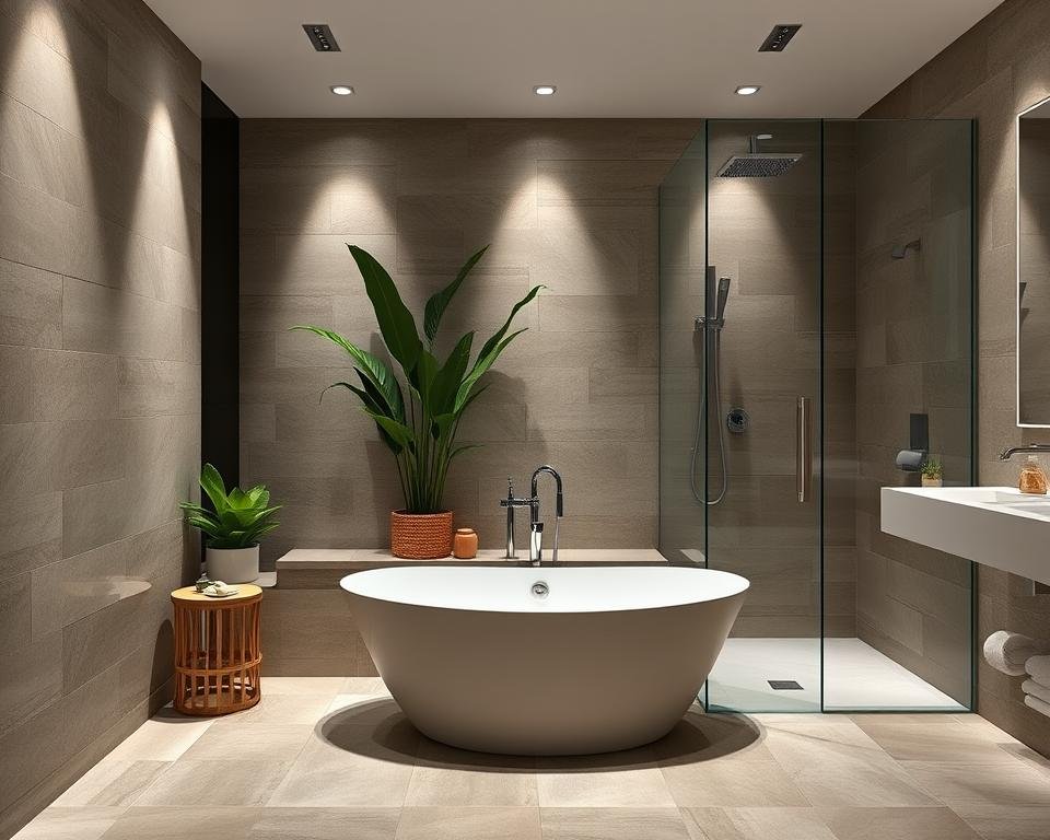 shower and tub design