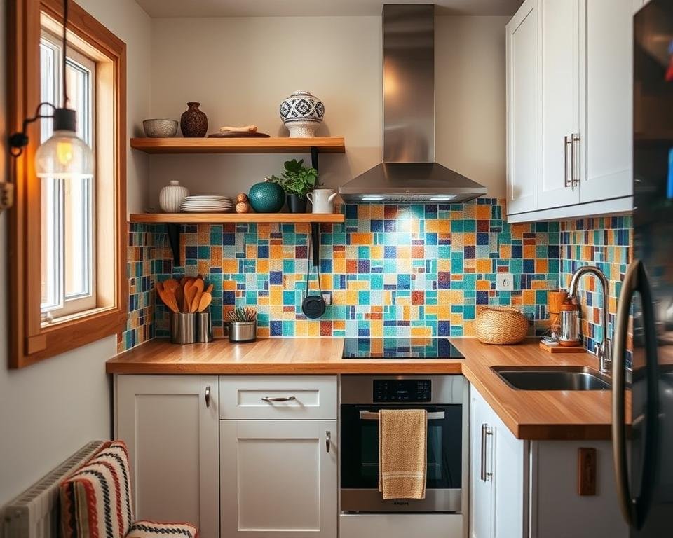 small kitchen backsplash