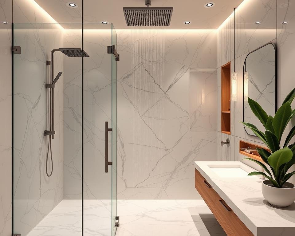walk-in shower